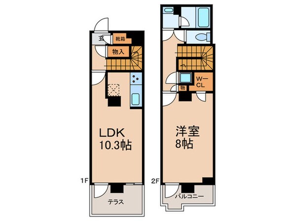 URBANLINK護国寺の物件間取画像